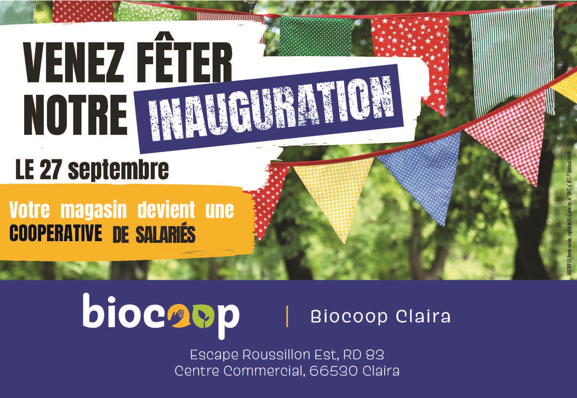 Fête d'inauguration : votre magasin devient une SCOP!